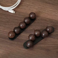 The Cable Keeper — Walnut Wood Cable Organizer
